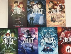 1-7 Amulet Graphic Novel Series, Kibuishi, Paperback, 2008-2016