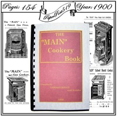 „1900” The Main Cookery Book Vintage Cook Book 154 Pages