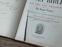 Holy Bible Superfine Edition With Marginal References National Bible Press