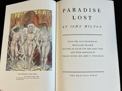 Heritage Press – PARADISE LOST – by John Milton – illustrated by William Blake