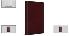 Large Print Value Thinline Bible (Trutone, Mahogany, Border Design)