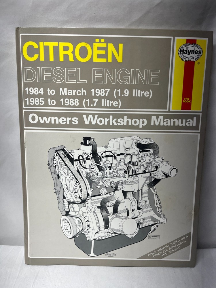 Haynes – Citroen Diesel Engine 1.9 & 1.7 Litre – Owners Workshop Manual
