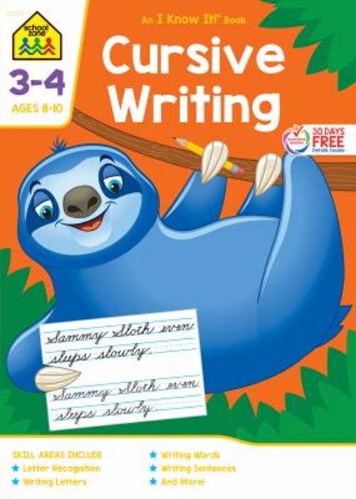 Cursive Writing 3-4 Paperback Carol Dwyer