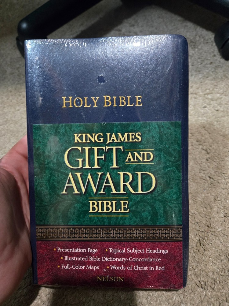 King James Gift and Award Bible by Thomas Nelson Imitation Leather New Sealed