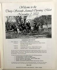Belle Meade Hunt 37th Anniversary Edition Paperback 108 pages – Good Condition