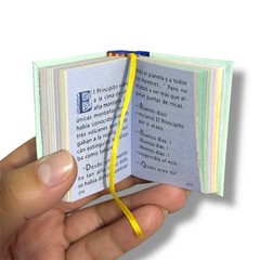 The Little Prince in Spanish Principito Miniature Book hardbound color pages
