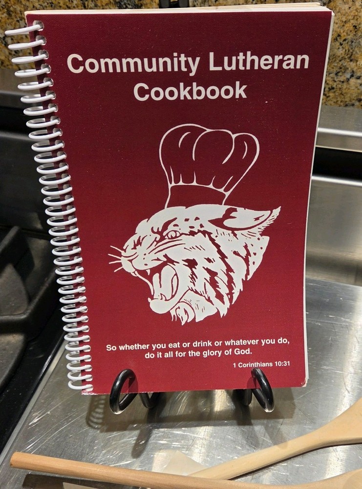 Vintage Community Lutheran Cookbook Recipes 2012 Morris Press Spiral Bound