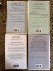 Elena Ferrante Complete Set Neapolitan Novels Books 1-4 Europa Like New Trade PB