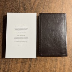ESV Thinline Bible Thumb Indexed – 2025 Text – Espresso TruTone