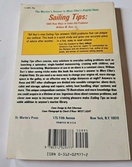 Sailing Tips 1000 New Ways To Solve Old Problems – William Burr Jr 175 pages
