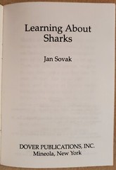Learning About Sharks by Jan Sovak