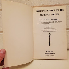 TIM LAHAYE 1965 CHRIST’S MESSAGE TO HIS SEVEN CHURCHES VINTAGE DAVID JEREMIAH