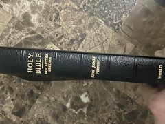 Vintage Holy Bible Concordance KJV Self-Pronouncing Black World HC USA