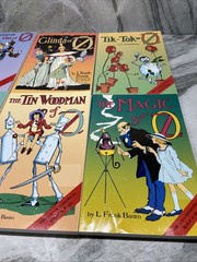 7 Wizard of Oz Books by L. Frank Baum Softcover Magic of Oz Tik Tok 2002