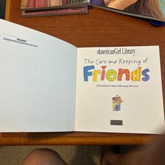 The Care And Keeping Of Friends American Girl Library 1996 First Edition