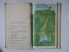 And It Rained Ellen Raskin 1969 1st Edition Atheneum Tea with Jungle Animals HC