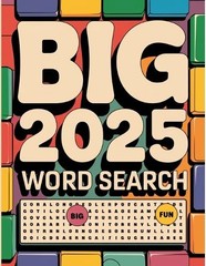Laura Bidden Big 2025 Word Search for Adults (Paperback)