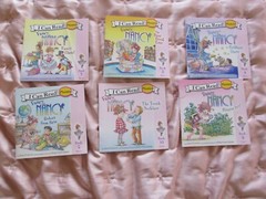 Lot 6 Fancy Nancy-I Can Read Phonics-2-3-4-59-11-Short A-E-I-O-Long I-U-2013