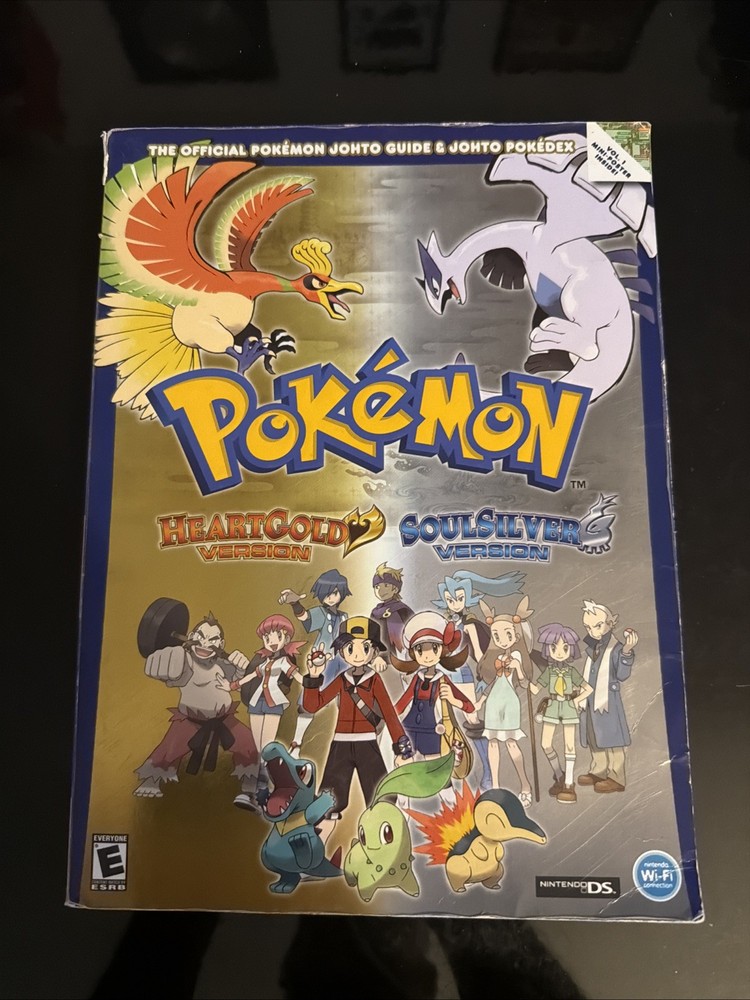 Pokemon HeartGold & SoulSilver Strategy Guide (Trade Paperback, 2010) w/Poster