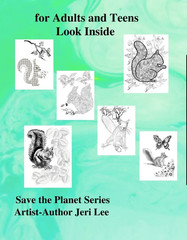 Squirrels Coloring Book for Adults and Teens 108 Pages 8.5 x 11 for All Ages
