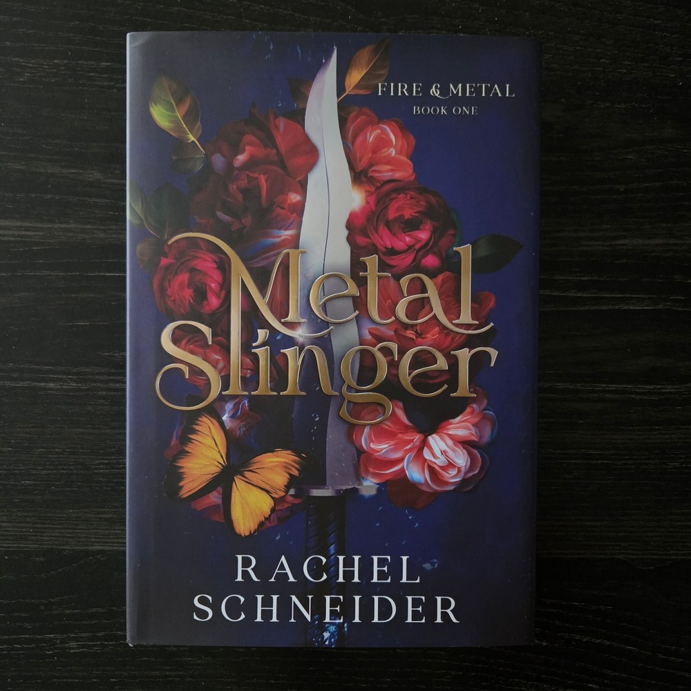Metal Slinger Rachel Schneider 1st Edition HC Sprayed Edges Fire & Metal Fantasy