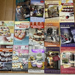 JENN McKINLAY CUPCAKE BAKERY LIBRARY MYSTERY PAPERBACK LOT OF 14 BOOKS