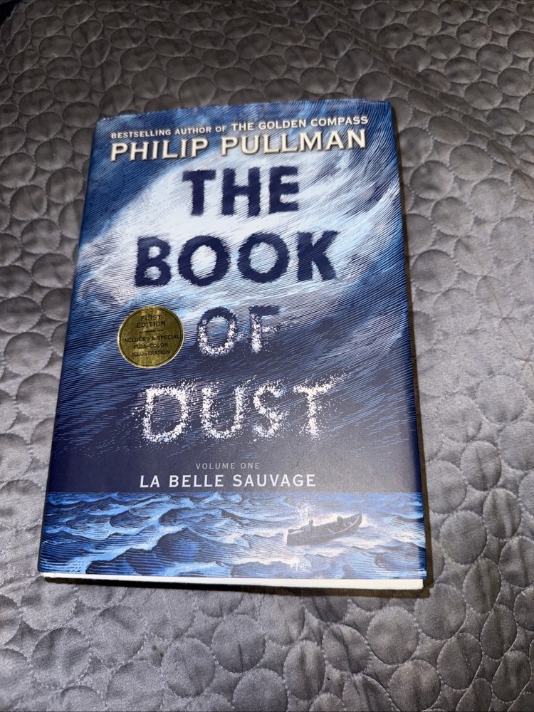 The Book of Dust by Philip Pullman (1st Ed. 2017, Hardcover) W/ Full Color Print