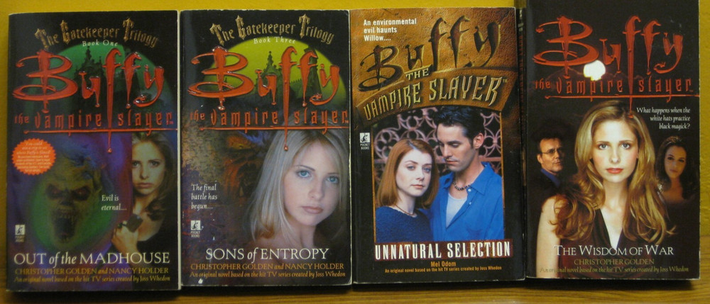 Lot 4 Buffy the Vampire Slayer Christopher Golden Vampire Trilogy Wisdom of War