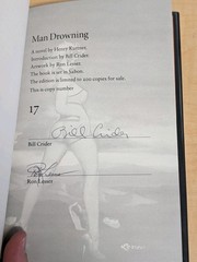 🌊Henry Kuttner MAN DROWNING Centipede Press Signed Numbered Ltd /200 NEW