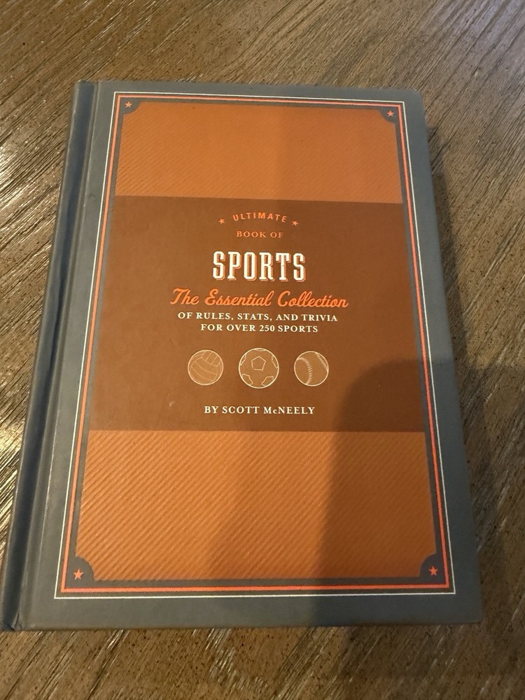 Ultimate Book of Sports Scott McNeely Hardcover Rules Stats Trivia 250 Sports