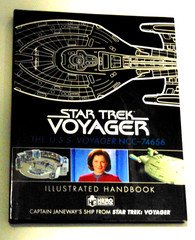 Star Trek Voyager U.S.S. Voyager NCC-74656 Illustrated Handbook Cap Janeway Book