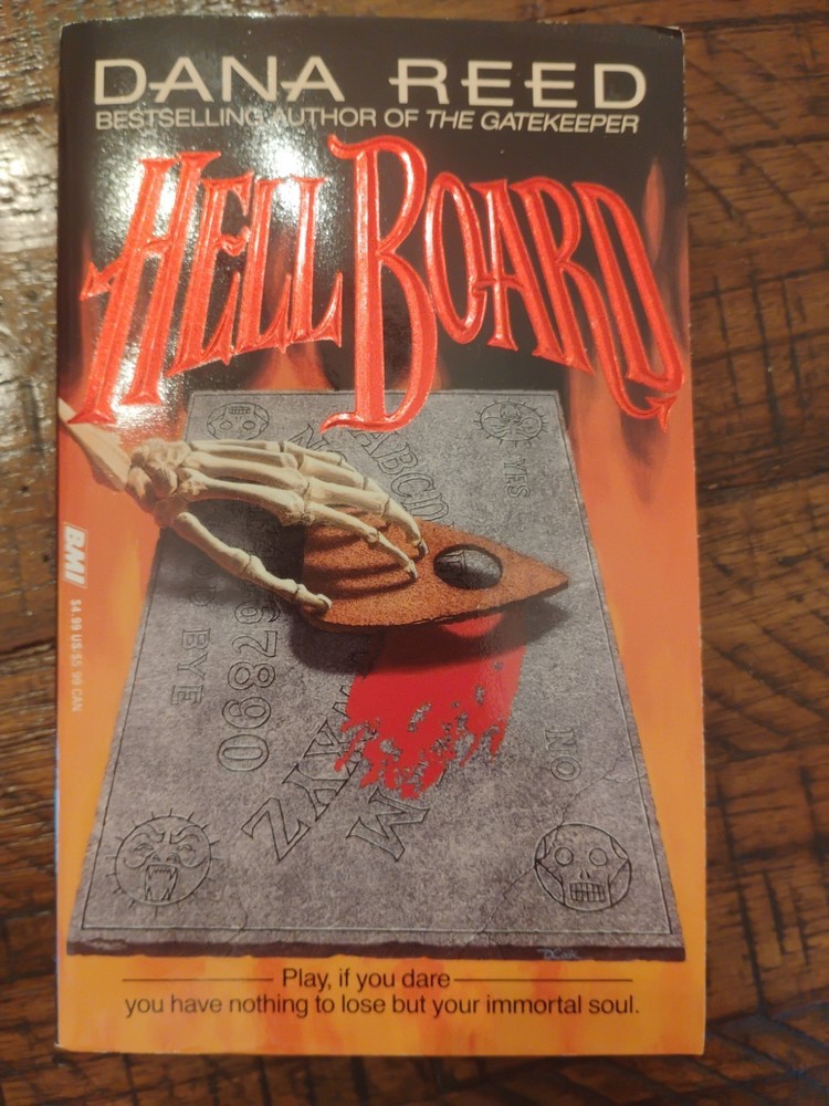 Hell Board by Dana Reed Vintage 1990 Horror Paperback Book HTF Ouija