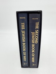 The Jewish Book of Why Alfred J Kolatch Slip Case 2 Volume Set Leather Slipcase