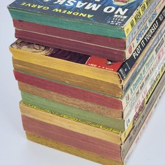 Lot of 11 vintage paperback books 1950s 1960s murder scifi humor mystery crime