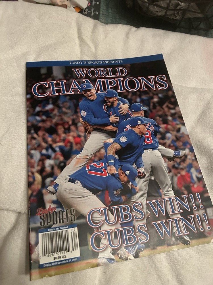 LINDY’S SPORTS PRESENTS WORLD CHAMPIONS 2016 CHICAGO CUBS WIN MAGAZINE Baseball