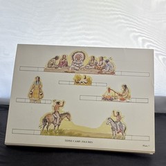 Matthew Kalmenoff Plains Indians Diorama to Cut & Assemble PB Illustrated 1975