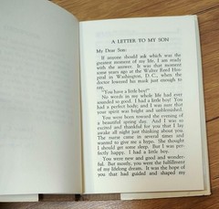 A Letter to my Son By. Ora Pate Stewart C. 1976. Vintage with Dust Jacket