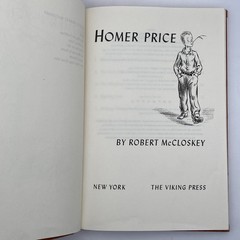 Homer Price by Robert McCloskey 1971 Viking Press Hardcover Illustrated