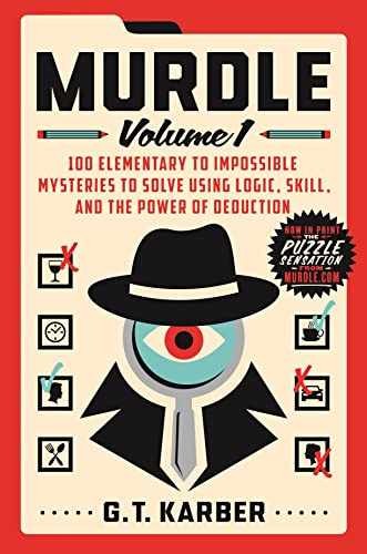Murdle: Volume 1 – Paperback, by Karber G T – Very Good o