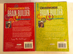 Crosswords Brain Builder Books Vol. 101 and 102, 2025 lot of 2