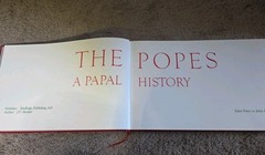 The Popes Book Papal History Catholic St. Peter to John Paul II 1st Edition 1990