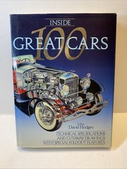 Inside 100 Great Cars 1988 Edition 8.5″x11″ Coffee table book 288 pages