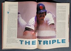 1987 Sport Magazine Lawrence TAYLOR Nebraska CORNHUSKERS Mike TYSON No Label