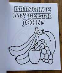Shit For Old People To Color Funny Adult Coloring Book ~ Over the Hill Joke Gift