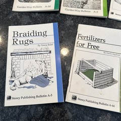 Lot of 7 Garden Way Publishing DIY Home Projects/Info Booklets 1977-1980 Prepper