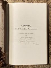 Usurper SIGNED x2 by Nene Tina Thomas / Steven Plagman – 1st #862/1000 Fine HC