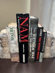 Vietnam War 5 Book Lot | Signed Bruce E. Jones | Karnow, Ken Burns, NAM, Letters