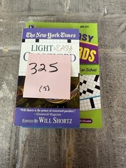 Crossword Puzzle Bundle Of 5 Books #325