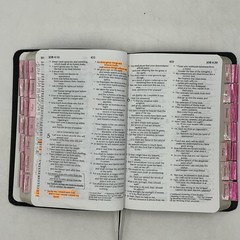 NRSV New Revised Standard Version Premium Bible Black Bonded Leather Abingdon