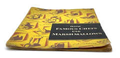 How Famous Chefs Use Marshmallows Recipes Cookbook Vintage 1930-39 pages